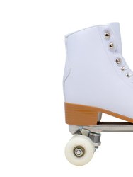 Core White Solid Roller Skates