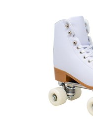 Core White Solid Roller Skates - White
