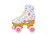 Girls Floral Pattern Skates - White