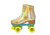 Girls Gold Glitter Iridescent Skates - Gold Glitter