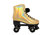 Gold Iridescent Pom Pom Roller Skates - Gold