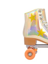 Gold Star Design Roller Skates - Gold