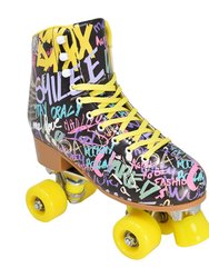 Graffiti Design Roller Skates
