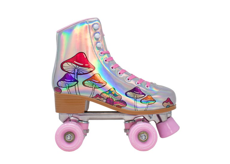 Mood Roller Skates - Iridescent Mushroom