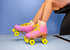 Ombre Pastel Logo Roller Skates