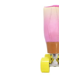 Ombre Pastel Logo Roller Skates