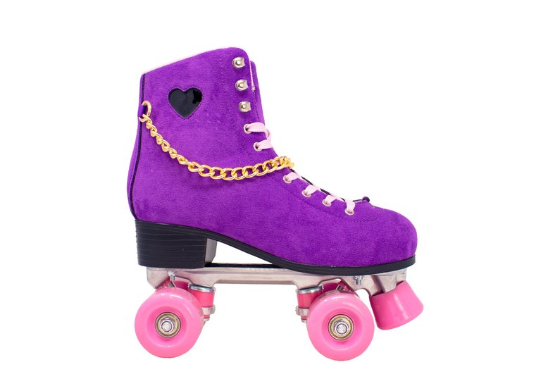 Purple Chain Roller Skates - Purple