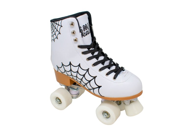 Spider Web Print Roller Skates