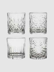 Crystal Tumblers, Set of 4 - Clear