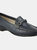 Barrington Ladies Loafer Slip On Shoes - Navy - Navy