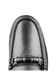 Barrington Ladies Loafer Slip On Shoes - Pewter