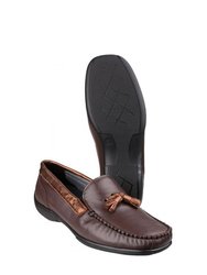 Biddlestone Ladies Moccasin / Womens Shoes - Brown/Bronze