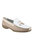 Biddlestone Ladies Moccasin / Womens Shoes - White/Beige/Tan - White/Beige/Tan