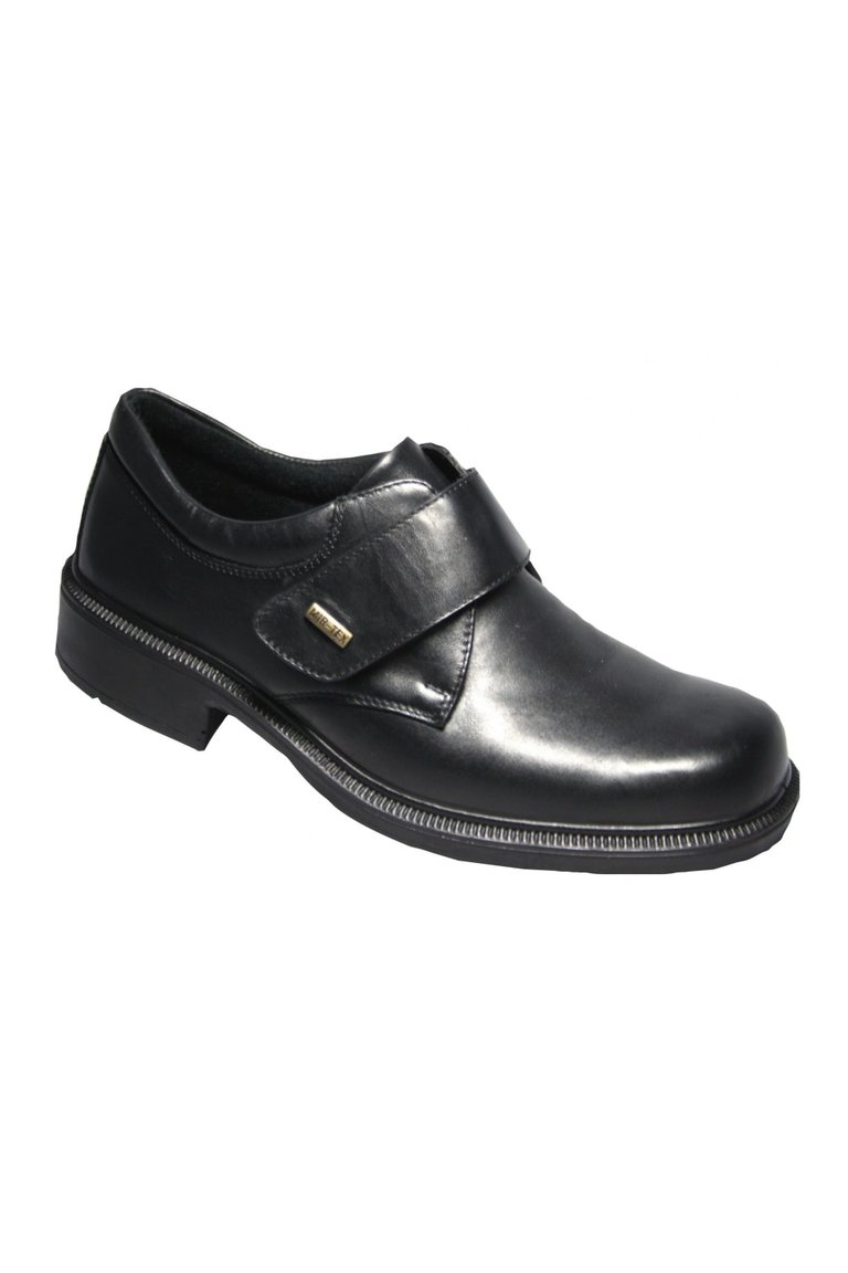 Cleeve Mens Leather Shoe / Mens Shoes - Black - Black