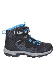 Cotswold Children/Kids Ducklington Touch Fastening Hiking Boot (Black/Blue)
