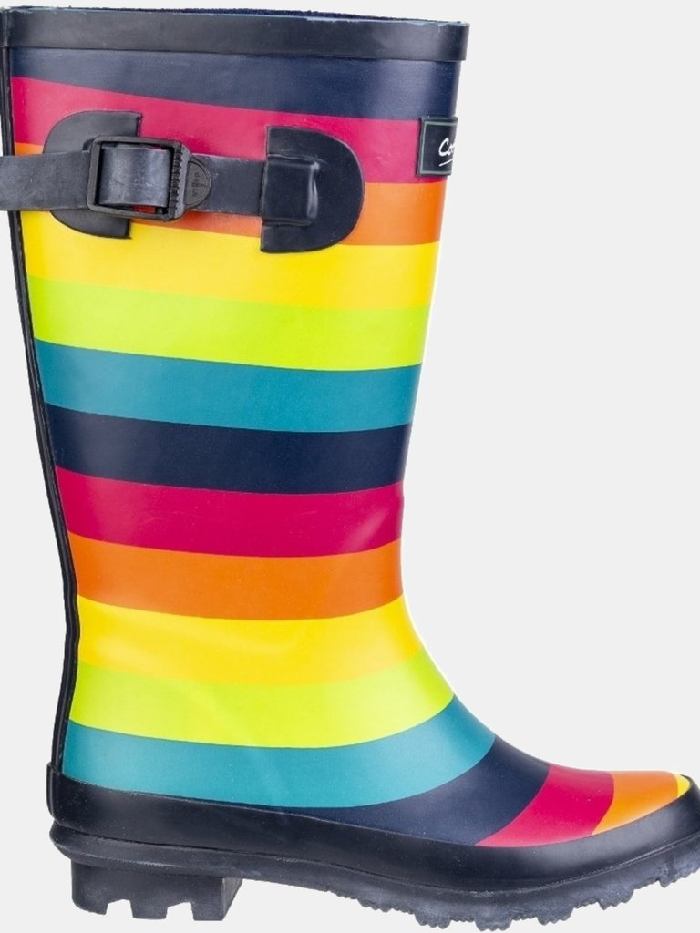 Cotswold Children/Kids Rainbow Wellington Boots (Multicolored) (4 M US Big Kid) - Multicolored