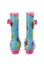 Cotswold Childrens Button Heart Wellies/Big Girls Boots (Multi)