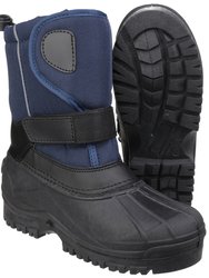 Cotswold Childrens/Kids Avalanche Snow Boots (Navy)