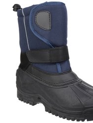 Cotswold Childrens/Kids Avalanche Snow Boots (Navy) - Navy