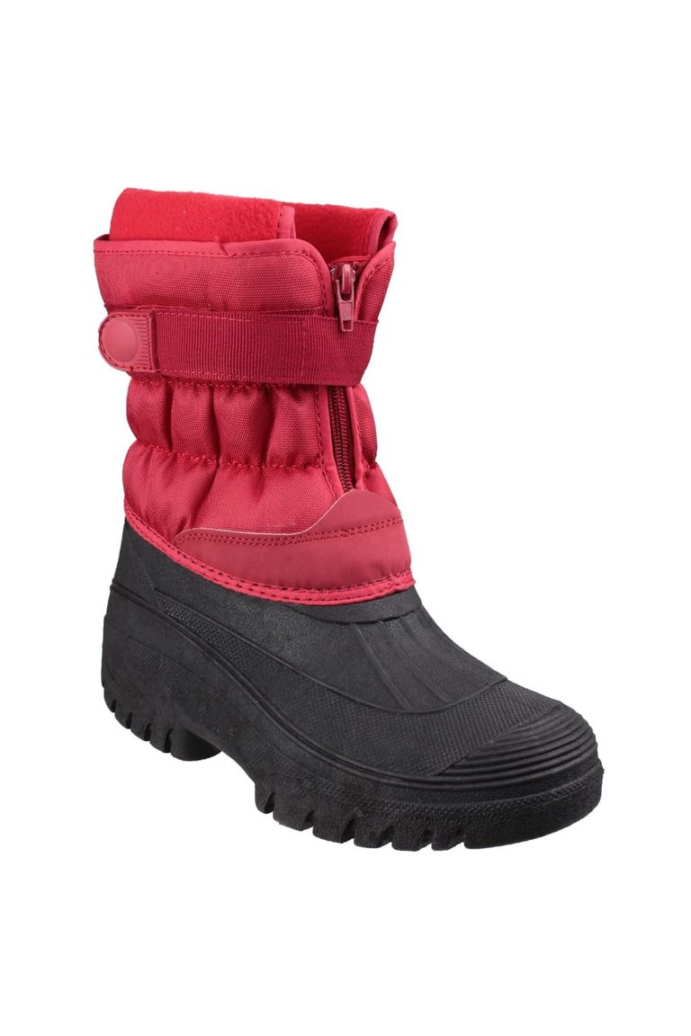 Cotswold Childrens/Kids Chase Wellington Boots (Red) (4 US) - Red