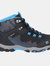 Cotswold Childrens/Kids Ducklington Lace Up Hiking Boots (Black/Blue) (12 M US Little Kid)