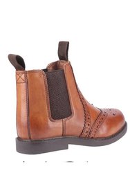 Cotswold Childrens/Kids Nympsfield Leather Chelsea Boot (Tan)