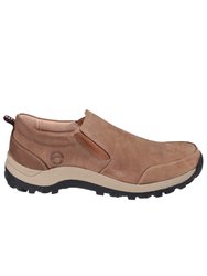 Cotswold Mens Sheepscombe Slip On Twin Gusset Shoes (Tan)