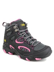 Cotswold Womens/Ladies Aggshill Mid Boots - Black/fuchsia