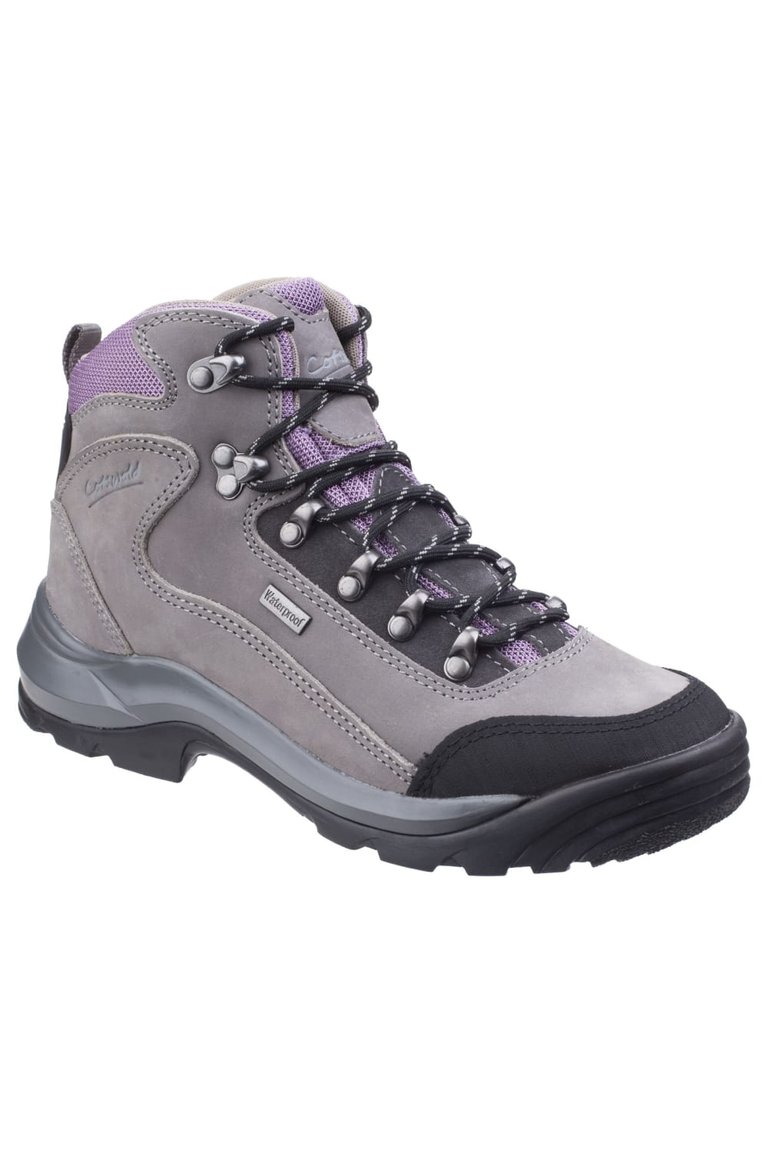 Mens Bath Waterproof Hiking Boots - Gray