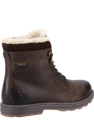 Mens Bishop Leather Boots - Brown