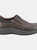 Mens Churchill Oiled Leather Casual Shoes - Brown