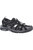 Mens Sandhurst Touch Fastening Sandal - Black/Gray - Black/Gray