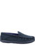 Mens Sodbury Suede Moccasin Slippers - Navy