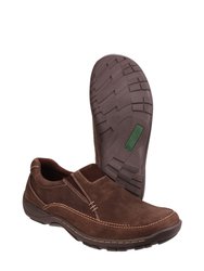 Mens Twyning Slip On Elasticated Loafers