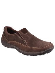 Mens Twyning Slip On Elasticated Loafers