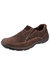 Mens Twyning Slip On Elasticated Loafers - Coffee