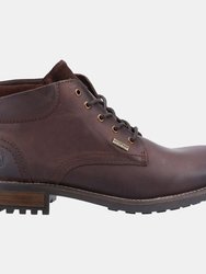 Mens Woodmancote Leather Combat Boots