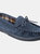 Mirak Suede Alberta Slipper / Mens Slippers - Navy - Navy