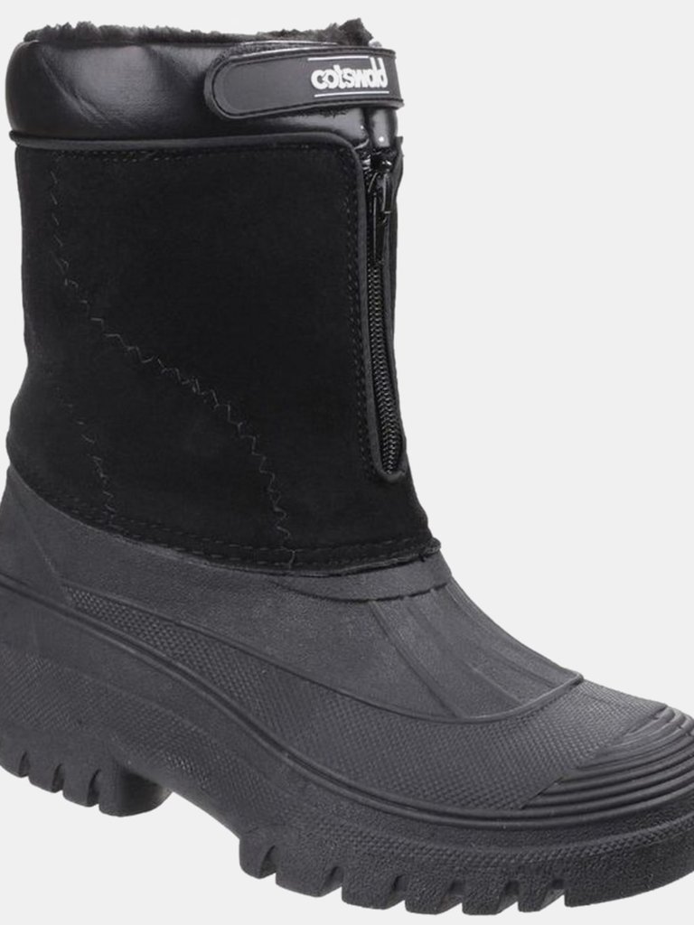 Venture Waterproof Ladies Boot / Wet Weather Wellington Boots - Black
