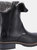 Womens Dursley Leather Ankle Boots - Black