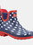 Womens/Ladies Blakney Dotted Galoshes Boots