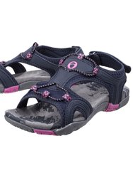 Womens/Ladies Cerney Sandals - Navy