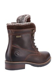 Womens/Ladies Daylesford Leather Ankle Boots - Brown