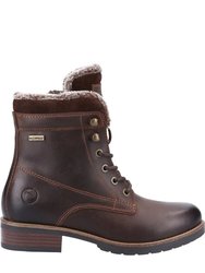 Womens/Ladies Daylesford Leather Ankle Boots - Brown