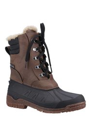 Womens/Ladies Hatfield Galoshes Boot - Taupe