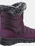 Womens/Ladies Longleat Galoshes Boot - Purple