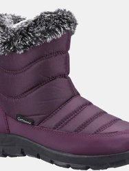 Womens/Ladies Longleat Galoshes Boot - Purple - Purple