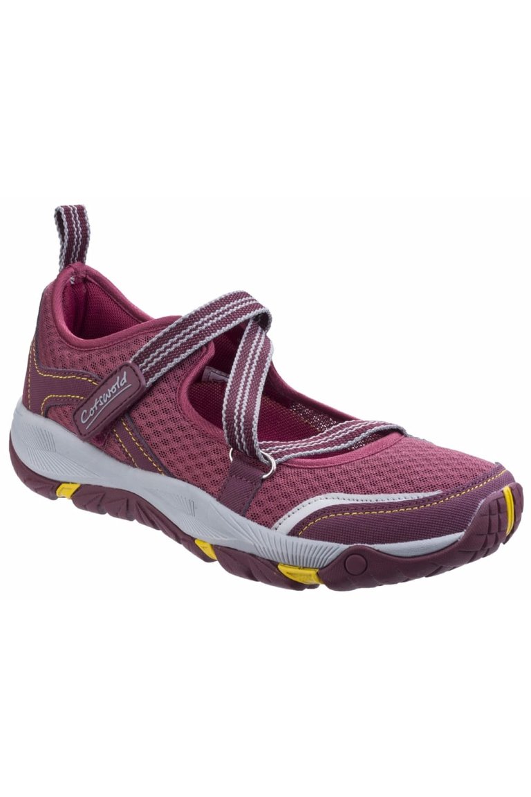 Womens/Ladies Norton Mary Jane Hiking Shoe - Wine