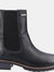 Womens/Ladies Somerford Leather Chelsea Boots - Black