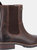 Womens/Ladies Somerford Leather Chelsea Boots - Brown